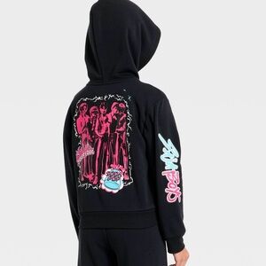 Girls K-Pop Demon Hunters Saja Boy Graphic Hoodie